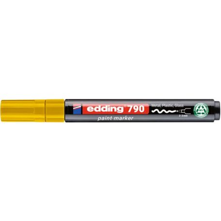 EDDING Lakkmarker, 2-3 mm, PCR, EDDING "790", sárga