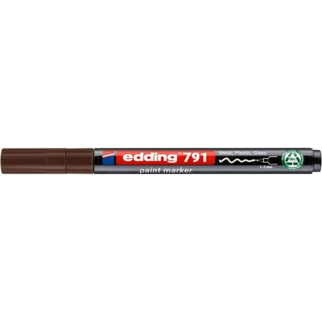 EDDING Lakkmarker, 1-2 mm, PCR, EDDING "791", barna