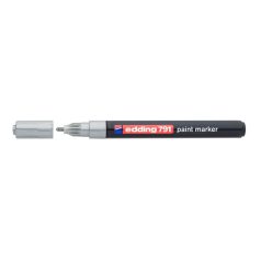EDDING Lakkmarker, 1-2 mm, EDDING "791", ezüst