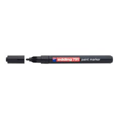 EDDING Lakkmarker, 1-2 mm, EDDING "791", fekete