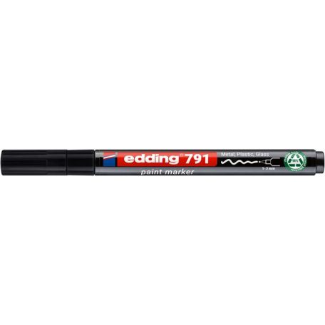 EDDING Lakkmarker, 1-2 mm, PCR, EDDING "791", fekete