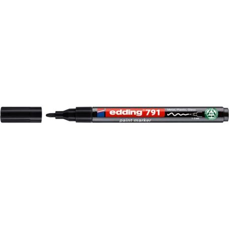 EDDING Lakkmarker, 1-2 mm, PCR, EDDING "791", fekete
