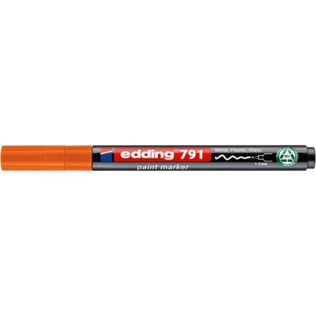 EDDING Lakkmarker, 1-2 mm, PCR, EDDING "791", narancs