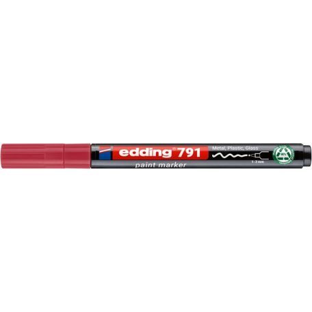 EDDING Lakkmarker, 1-2 mm, PCR, EDDING "791", rózsaszín