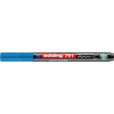 EDDING Lakkmarker, 1-2 mm, PCR, EDDING "791", világoskék