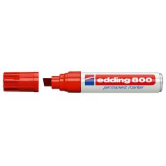   EDDING Alkoholos marker, 4-12 mm, vágott, EDDING "800", piros