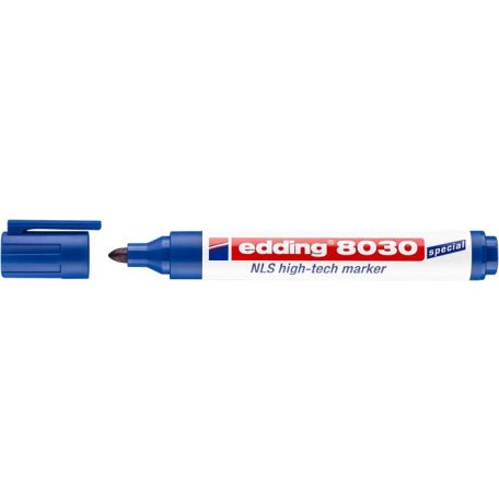 EDDING Alkoholos marker, 1,5-3 mm, kúpos, EDDING "8030 NLS", kék