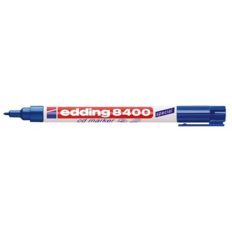 EDDING Alkoholos marker, CD/DVD, 0,5-1 mm, EDDING "8400", kék
