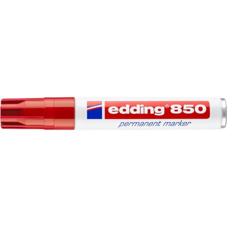 EDDING Alkoholos marker, 5-16 mm, vágott, EDDING "850", piros