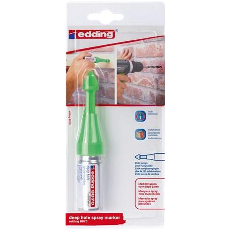 EDDING Furatjelölő-marker spray, EDDING "8870", neon zöld