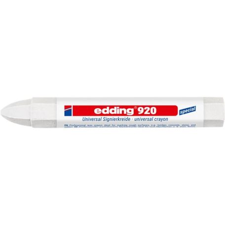 EDDING Viaszkréta, univerzális, EDDING "920", fehér