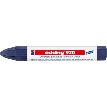 EDDING Viaszkréta, univerzális, EDDING "920", kék