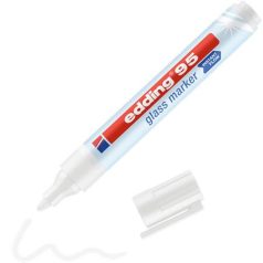   EDDING Üvegtábla marker, 1,5-3 mm, kúpos, EDDING "95", fehér