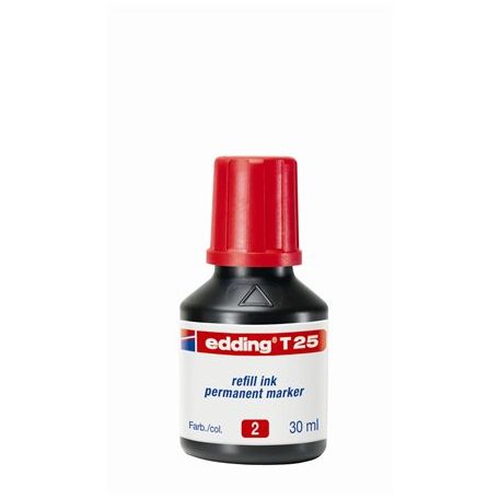EDDING Utántöltő alkoholos markerhez, EDDING "T25", piros