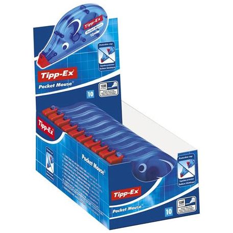 TIPP-EX Hibajavító roller, 4,2 mm x 10 m, TIPP-EX "Pocket Mouse"