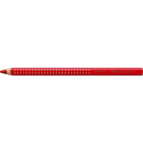 FABER-CASTELL Színes ceruza, háromszögletű, FABER-CASTELL "Grip 2001 Jumbo", piros