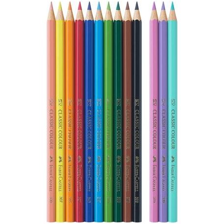 FABER-CASTELL Színes ceruza készlet, hatszögletű, FABER-CASTELL"Unikornis" 10+3 különböző szín
