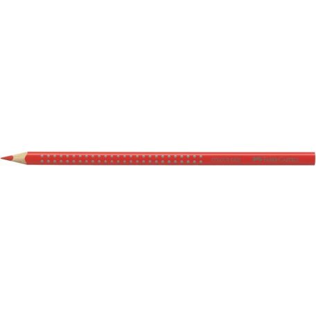 FABER-CASTELL Színes ceruza, háromszögletű, FABER-CASTELL "Grip 2001", piros