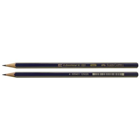 FABER-CASTELL Grafitceruza, 2B, hatszögletű, FABER-CASTELL "Goldfaber"