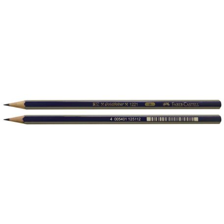 FABER-CASTELL Grafitceruza, H, hatszögletű, FABER-CASTELL "Goldfaber"