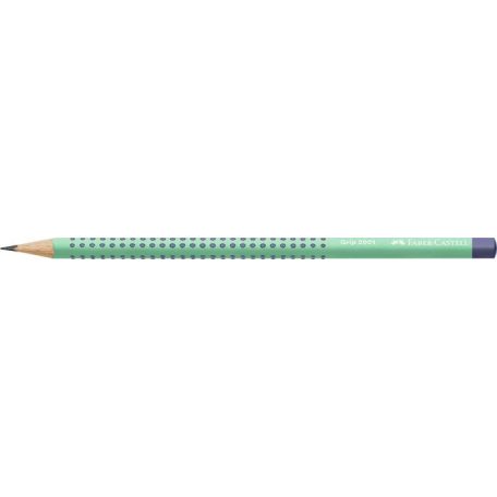 FABER-CASTELL Grafitceruza, B, háromszögletű, FABER-CASTELL "Grip 2001 Flow", türkiz-kék
