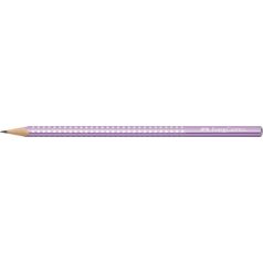   FABER-CASTELL Grafitceruza, B, háromszögletű, FABER-CASTELL "Sparkle", metál lila