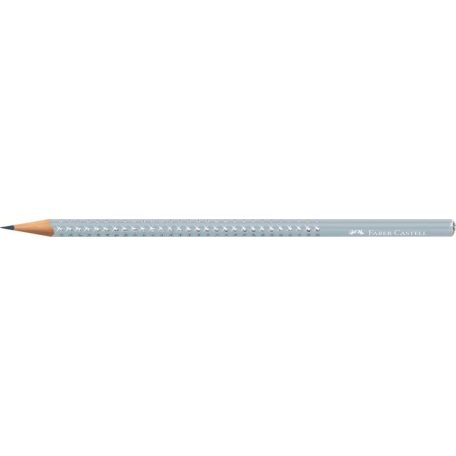 FABER-CASTELL Grafitceruza, B, háromszögletű, FABER-CASTELL "Sparkle Aurora", jégkék