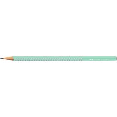   FABER-CASTELL Grafitceruza, B, háromszögletű, FABER-CASTELL "Sparkle Aurora", mentazöld