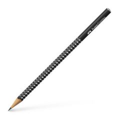   FABER-CASTELL Grafitceruza, B, háromszögletű, FABER-CASTELL "Sparkle", gyöngyház fekete