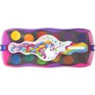 FABER-CASTELL Vízfesték, 12 darabos, összeilleszthető, FABER-CASTELL "Unikornis"+1 tubus fehér tempera+unikornis matrica