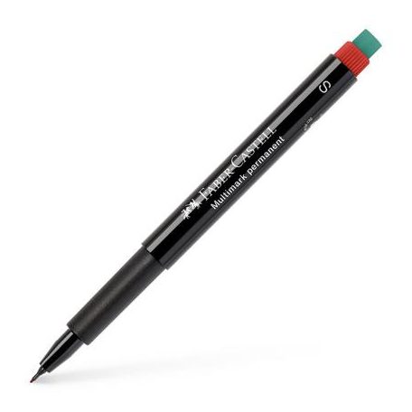 FABER-CASTELL Alkoholos marker, OHP, 0,4 mm, FABER-CASTELL "Multimark 1523", piros