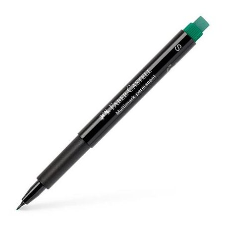 FABER-CASTELL Alkoholos marker, OHP, 0,4 mm, FABER-CASTELL "Multimark 1523", zöld