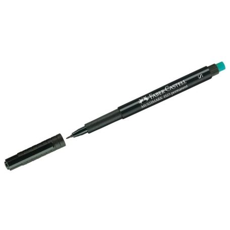 FABER-CASTELL Alkoholos marker, OHP, 0,4 mm, FABER-CASTELL "Multimark 1523", fekete