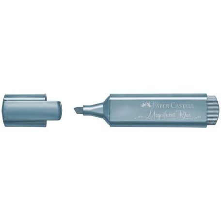 FABER-CASTELL Szövegkiemelő, 1-5 mm, FABER-CASTELL "1546", metál kék