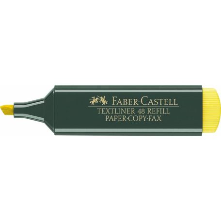 FABER-CASTELL Szövegkiemelő, 1-5 mm, FABER-CASTELL, "Textliner 48", sárga