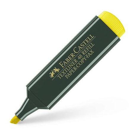 FABER-CASTELL Szövegkiemelő, 1-5 mm, FABER-CASTELL, "Textliner 48", sárga