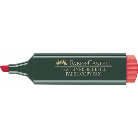 FABER-CASTELL Szövegkiemelő, 1-5 mm, FABER-CASTELL, "Textliner 48", piros