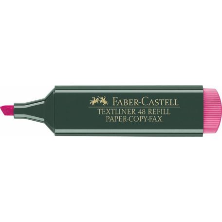 FABER-CASTELL Szövegkiemelő, 1-5 mm, FABER-CASTELL, "Textliner 48", rózsaszín