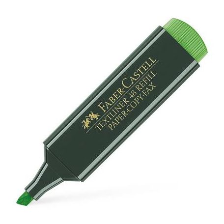 FABER-CASTELL Szövegkiemelő, 1-5 mm, FABER-CASTELL, "Textliner 48", zöld