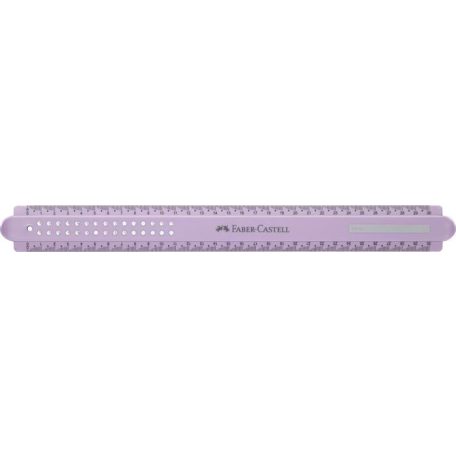 FABER-CASTELL Vonalzó, műanyag, törhetetlen, 30 cm, FABER-CASTELL "Sparkle", vegyes színek
