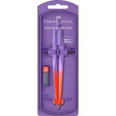   FABER-CASTELL Körző készlet, precíziós, FABER-CASTELL "Stream Flow", vegyes színek