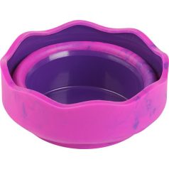   FABER-CASTELL Ecsettál, műanyag, FABER-CASTELL "Click&Go", rózsaszín