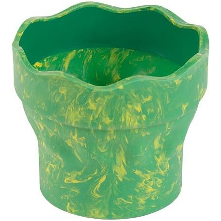 FABER-CASTELL Ecsettál, műanyag, FABER-CASTELL "Click&Go", zöld