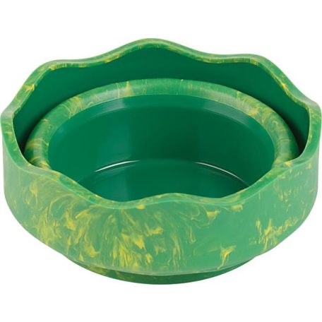 FABER-CASTELL Ecsettál, műanyag, FABER-CASTELL "Click&Go", zöld