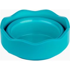   FABER-CASTELL Ecsettál, műanyag, FABER-CASTELL "Click&Go", türkiz