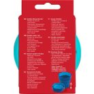 FABER-CASTELL Ecsettál, műanyag, FABER-CASTELL "Click&Go", türkiz