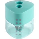 FABER-CASTELL Hegyező display, kétlyukú, FABER-CASTELL, "Grip Auto", vegyes pasztell színek