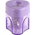 FABER-CASTELL Hegyező display, egylyukú, tartályos FABER-CASTELL "GRIP Auto Mini", vegyes pasztell színek