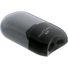 FABER-CASTELL Hegyező, kétlyukú, tartályos, FABER-CASTELL, fekete