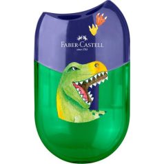   FABER-CASTELL Hegyező display, kétlyukú, tartályos,  FABER-CASTELL, dinoszaurusz